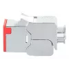 Cavo di rete Intellinet 791311 modulo keystone piatto rosso RJ-45