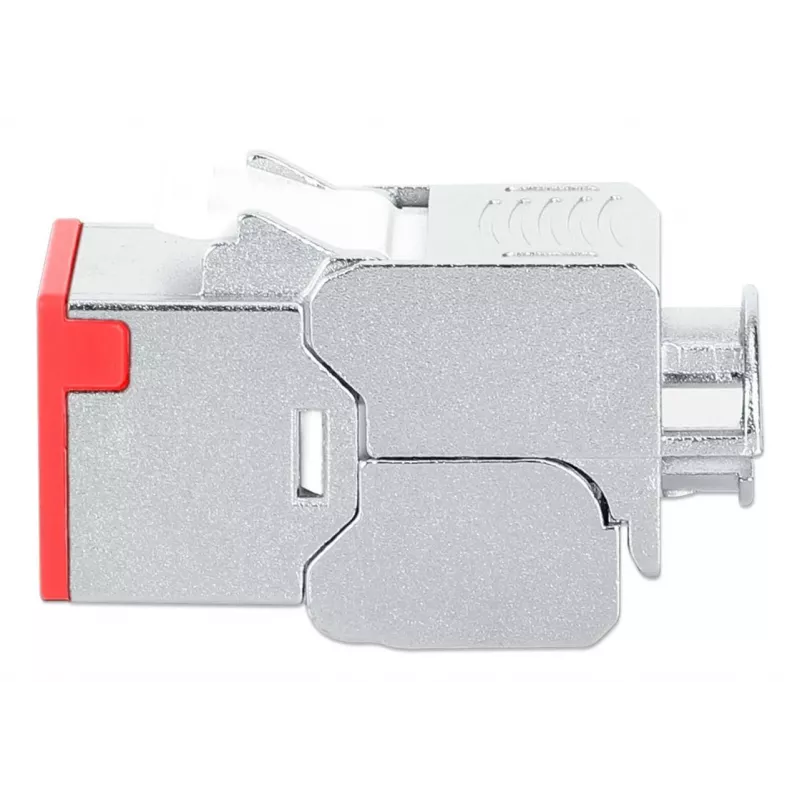 Cavo di rete Intellinet 791311 modulo keystone piatto rosso RJ-45