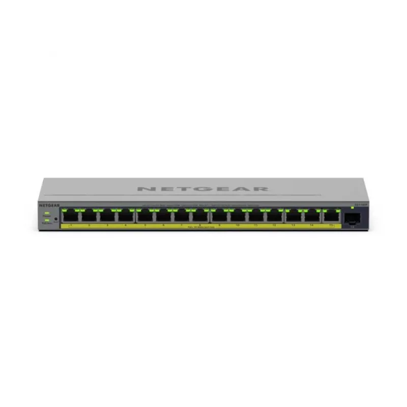NETGEAR GS116EP Managed L2/L3 Gigabit Ethernet (10/100/1000) Power over Ethernet (PoE) grigio