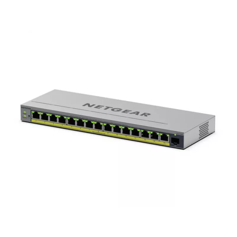 NETGEAR GS116EP Managed L2/L3 Gigabit Ethernet (10/100/1000) Power over Ethernet (PoE) grigio