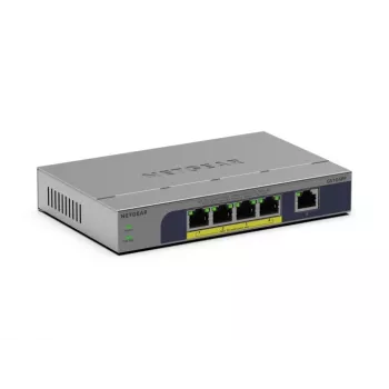 NETGEAR GS105PP Gigabit Ethernet (10/100/1000) unmanaged Power over Ethernet (PoE) desktop/parete grigio