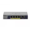 NETGEAR GS105PP Gigabit Ethernet (10/100/1000) unmanaged Power over Ethernet (PoE) desktop/parete grigio
