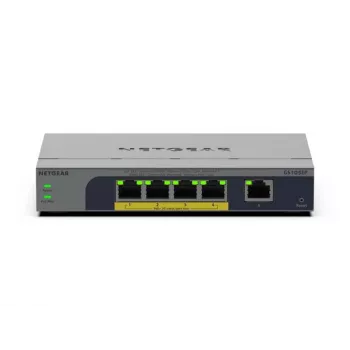 NETGEAR GS105EP Gigabit Ethernet (10/100/1000) unmanaged Power over Ethernet (PoE) grigio