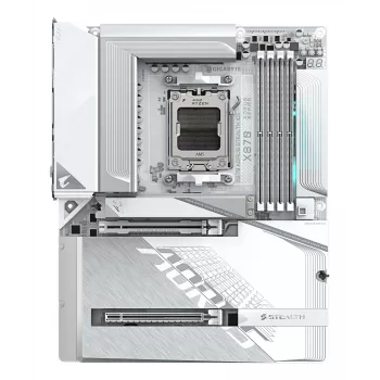 Scheda madre GIGABYTE X870 AORUS STEALTH ICE, AMD AM5, ATX