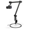 Microfono per PC ENDORFY Solum Studio — USB cablato, 24-Bit/96 kHz, 20–20000 Hz, supporto da tavolo regolabile, controlli touch, uscita cuffie, nero