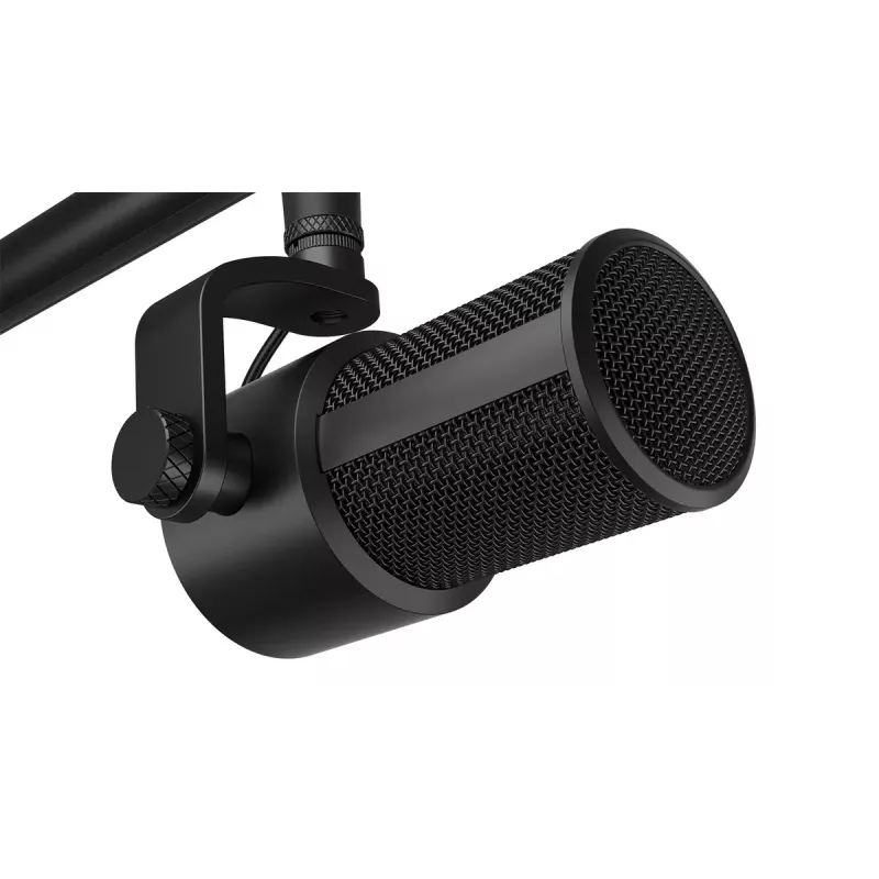 Microfono per PC ENDORFY Solum Studio — USB cablato, 24-Bit/96 kHz, 20–20000 Hz, supporto da tavolo regolabile, controlli touch, uscita cuffie, nero