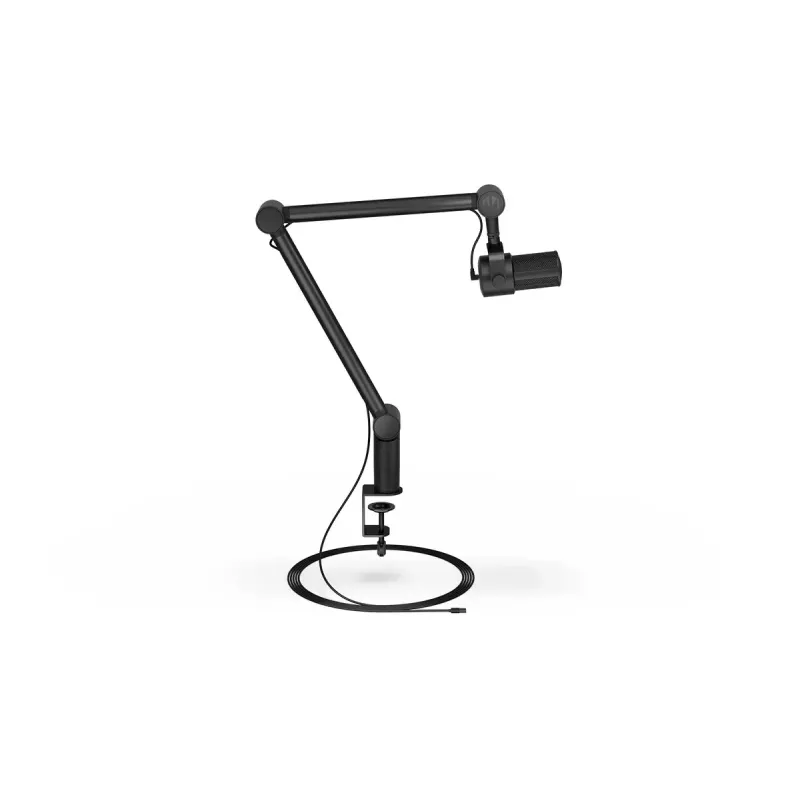 Microfono per PC ENDORFY Solum Studio — USB cablato, 24-Bit/96 kHz, 20–20000 Hz, supporto da tavolo regolabile, controlli touch, uscita cuffie, nero