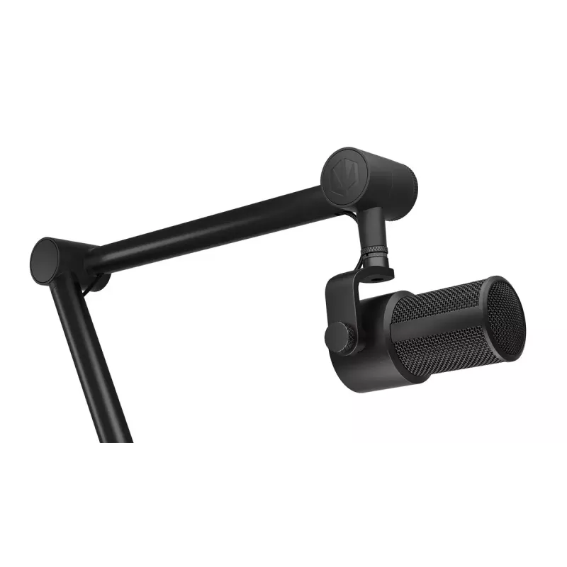Microfono per PC ENDORFY Solum Studio — USB cablato, 24-Bit/96 kHz, 20–20000 Hz, supporto da tavolo regolabile, controlli touch, uscita cuffie, nero