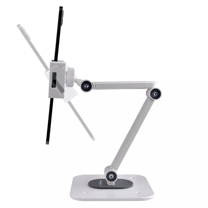 StarTech.com supporto regolabile per tablet da scrivania – montabile a parete – portata 1 kg – supporto universale per tablet ergonomico articolato – supporto tablet da scrivania orientabile/girevole/rotante