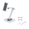 StarTech.com supporto regolabile per tablet da scrivania – montabile a parete – portata 1 kg – supporto universale per tablet ergonomico articolato – supporto tablet da scrivania orientabile/girevole/rotante