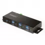 StarTech.com 5G7AINDRM-USB-A-HUB hub interfacce USB 3.2 Gen 1 (3.1 Gen 1) Type-B 5000 Mbit/s nero