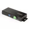 StarTech.com 5G7AINDRM-USB-A-HUB hub interfacce USB 3.2 Gen 1 (3.1 Gen 1) Type-B 5000 Mbit/s nero