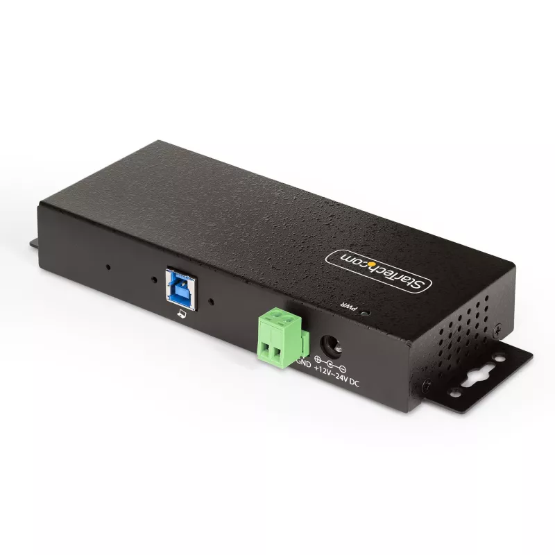 StarTech.com 5G7AINDRM-USB-A-HUB hub interfacce USB 3.2 Gen 1 (3.1 Gen 1) Type-B 5000 Mbit/s nero