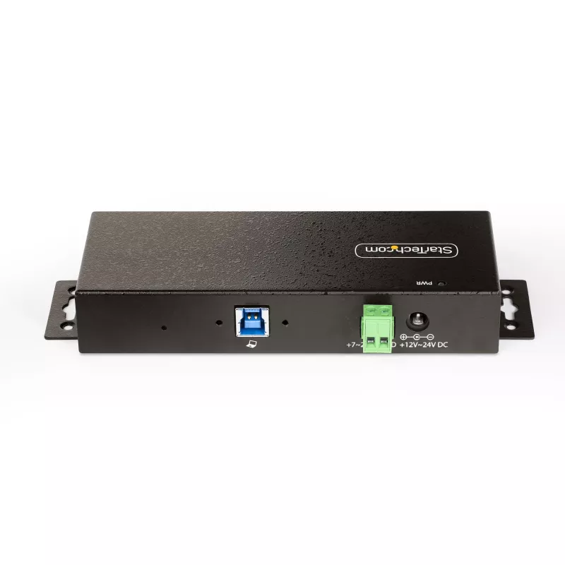 StarTech.com 5G7AINDRM-USB-A-HUB hub interfacce USB 3.2 Gen 1 (3.1 Gen 1) Type-B 5000 Mbit/s nero