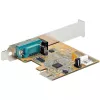 Scheda seriale PCI Express StarTech.com, scheda interfaccia seriale PCIe a RS232 (DB9), scheda seriale PC con UART 16C1050, staffe standard o low-profile, COM retention, Windows e Linux