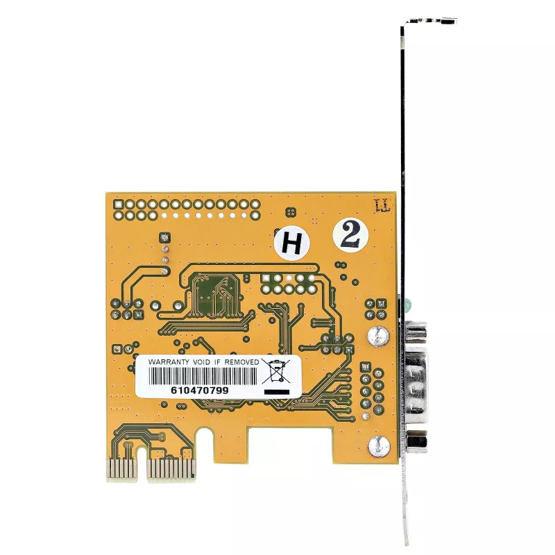 Scheda seriale PCI Express StarTech.com, scheda interfaccia seriale PCIe a RS232 (DB9), scheda seriale PC con UART 16C1050, staffe standard o low-profile, COM retention, Windows e Linux