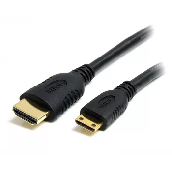 Cavo Mini HDMI a HDMI con Ethernet StarTech.com 2m – cavo adattatore Mini HDMI a HDMI High Speed 4K 30Hz – dispositivo Mini HDMI Type-C a monitor/display HDMI – cavo convertitore video robusto