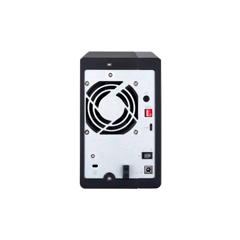 QNAP 2 Bay USB Type-C Direct Attached Storage con RAID hardware | TR-002 | Micro | 6 GB | nero