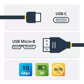 Cavo USB-C a Micro-B StarTech.com – M/M – 1 m – USB 3.1 (10 Gbit/s)