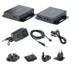 StarTech.com extender HDMI 4K su cavo Ethernet CAT6/CAT5, extender video 4K 30Hz o 1080p 60Hz, HDMI su cavo Ethernet, kit trasmettitore e ricevitore HDMI, telecomando IR