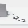 StarTech.com lucchetto universale per laptop 3-in-1 6.6ft (2m), cavo di blocco con chiave master, sicurezza computer, compatibile con Noble Wedge®/Nano/K-Slot; cavo antifurto resistente al taglio