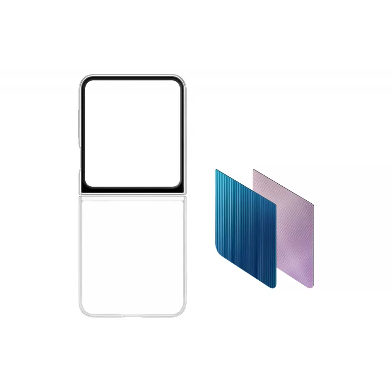 Samsung EF-ZF731CTEGWW FlipSuit Case custodia per Galaxy Z Flip5, trasparente