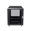 StarTech.com armadio rack 12U a 4 montanti, armadio dati 19 inch con chiusura per apparecchiature informatiche/AV/IT, rack per ufficio/rete domestica con ruote e guide di montaggio regolabili