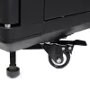 StarTech.com armadio rack 12U a 4 montanti, armadio dati 19 inch con chiusura per apparecchiature informatiche/AV/IT, rack per ufficio/rete domestica con ruote e guide di montaggio regolabili