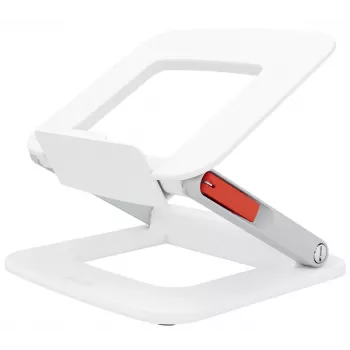 Supporto per laptop LEITZ Leitz Ergo Multi regolabile pieghevole 33–38,1 cm bianco, portata 2,5 kg