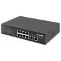 Intellinet Switch Gigabit Ethernet PoE+ 8 porte 120W 2 porte uplink