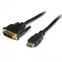StarTech.com Cavo HDMI-DVI-D 2 m – M/M, 2 m, HDMI, DVI-D, maschio, maschio, oro