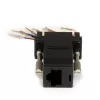 StarTech.com Adattatore modulare DB9 a RJ45 – M/F, DB-9, RJ-45, Nero