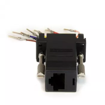 StarTech.com Adattatore modulare DB9 a RJ45 – M/F, DB-9, RJ-45, Nero