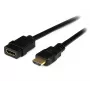 StarTech.com Cavo prolunga HDMI 2 m (6 ft) – HDMI maschio a HDMI femmina – Prolunga cavo HDMI 4K – Cavo HDMI 4K 30 Hz UHD con Ethernet M/F – Cavo HDMI 1.4 High Speed – Cavo prolunga HDMI