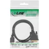 InLine Cavo HDMI-DVI maschio / 18+1 maschio placcato oro 2 m