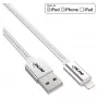 Cavo Lightning USB InLine, per iPad, iPhone, iPod, argento/alluminio 1 m certificato MFi