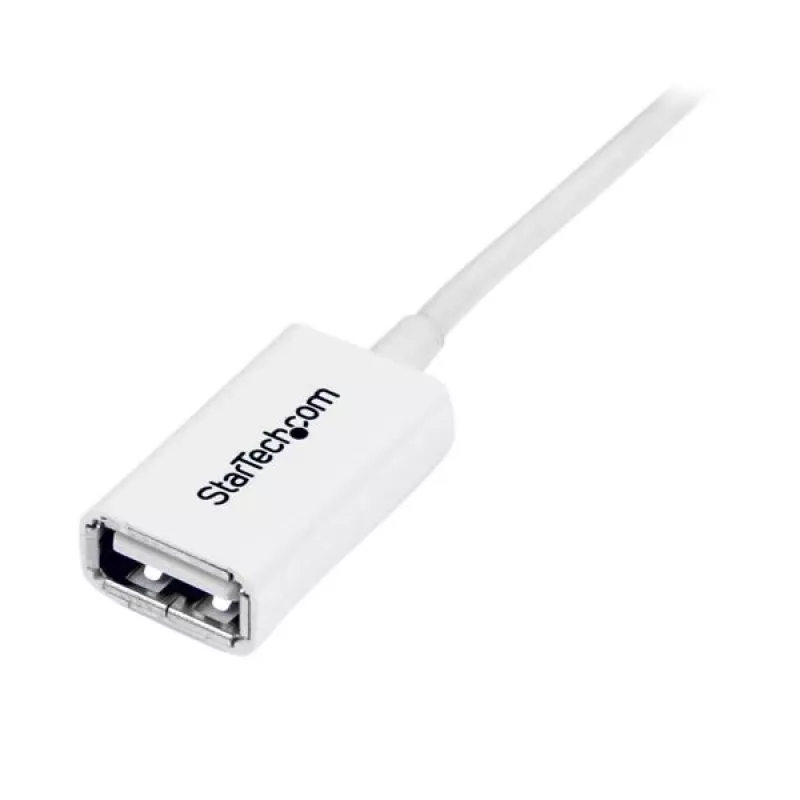 StarTech.com USBEXTPAA1MW cavo di prolunga USB 2.0, USB-A a USB-A, maschio/femmina, 1 m, bianco