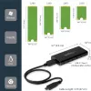 StarTech.com Case per SSD M.2 per SSD M.2 SATA - USB 3.1 (10 Gbit/s) con cavo USB-C