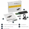 StarTech.com Case per SSD M.2 per SSD M.2 SATA - USB 3.1 (10 Gbit/s) con cavo USB-C