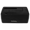 StarTech.com Docking station per HDD da USB 3.1 a SATA single bay, dock HDD USB 3.1 (10 Gbps), docking station esterna per HDD/SSD SATA III 2,5/3,5 pollici, vano HDD a caricamento dall'alto