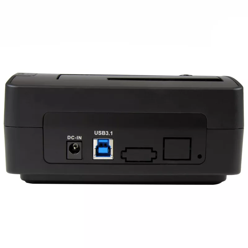 StarTech.com Docking station per HDD da USB 3.1 a SATA single bay, dock HDD USB 3.1 (10 Gbps), docking station esterna per HDD/SSD SATA III 2,5/3,5 pollici, vano HDD a caricamento dall'alto