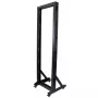 StarTech.com Rack server open-frame mobile 2 montanti 42U, rack di rete 19 pollici a due montanti con ruote, rack aperto mobile per apparecchiature AV/dati/media/IT, rack per computer per casa/ufficio - ruote incluse