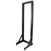 StarTech.com Rack server open-frame mobile 2 montanti 42U, rack di rete 19 pollici a due montanti con ruote, rack aperto mobile per apparecchiature AV/dati/media/IT, rack per computer per casa/ufficio - ruote incluse