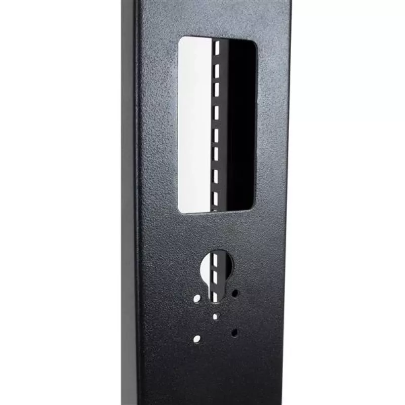 StarTech.com Rack server open-frame mobile 2 montanti 42U, rack di rete 19 pollici a due montanti con ruote, rack aperto mobile per apparecchiature AV/dati/media/IT, rack per computer per casa/ufficio - ruote incluse