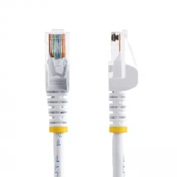 StarTech.com Cavo patch Ethernet Cat5e con connettori RJ45 snagless – 10 m, bianco