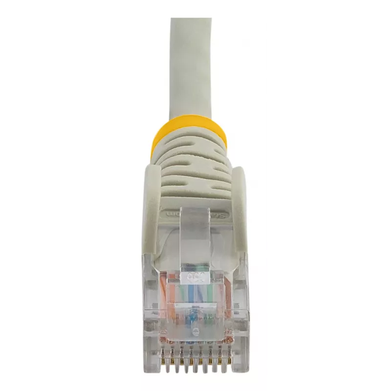 StarTech.com Cavo patch Ethernet Cat5e con connettori RJ45 senza linguetta – 10 m, grigio
