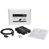StarTech.com Hub seriale 4 porte USB su adattatore RS232/RS485/RS422 - Hub convertitore seriale USB 2.0 su DB9 industriale - Certificato IP30 - Hub seriale in metallo per montaggio su guida DIN - Protezione ESD 15kV