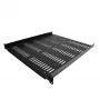 StarTech.com Mensola per rack server 1U – ripiano rackmount universale ventilato per rack e armadi di rete 19 pollici – design robusto – portata 25 kg – ripiano profondo 50,8 cm, nero