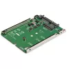 StarTech.com Adattatore da SSD M.2 SATA a SATA 2,5 pollici - Convertitore da M.2 NGFF a SATA - 7 mm - Supporto open-frame - Adattatore per disco M2
