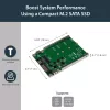 StarTech.com Adattatore da SSD M.2 SATA a SATA 2,5 pollici - Convertitore da M.2 NGFF a SATA - 7 mm - Supporto open-frame - Adattatore per disco M2